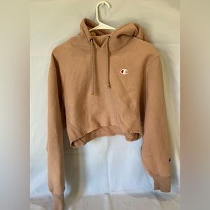 champion crop hoodie